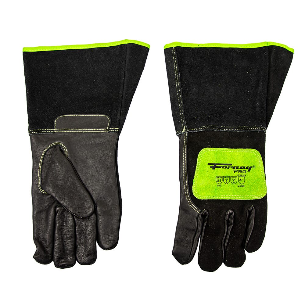 Forney PRO Cut A5 MIG/TIG Goatskin Welding Gloves, Size XX-Large